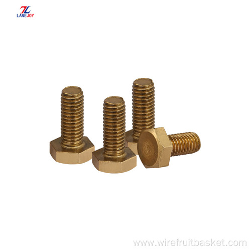 Copper Hex Bolt Screw Brass Hex Screw